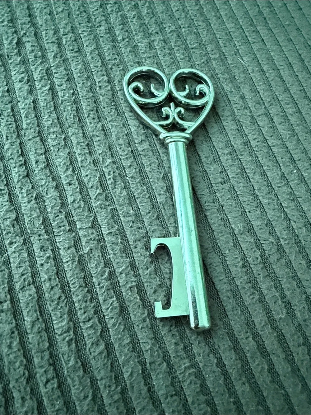 Source Unknown Teal Heart Key Wall Hook